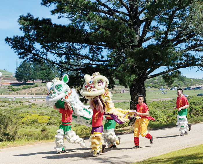 dragon dance chinese funeral home cemetery skylawn